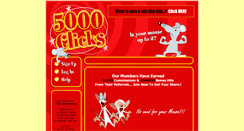 Desktop Screenshot of 5000clicks.com